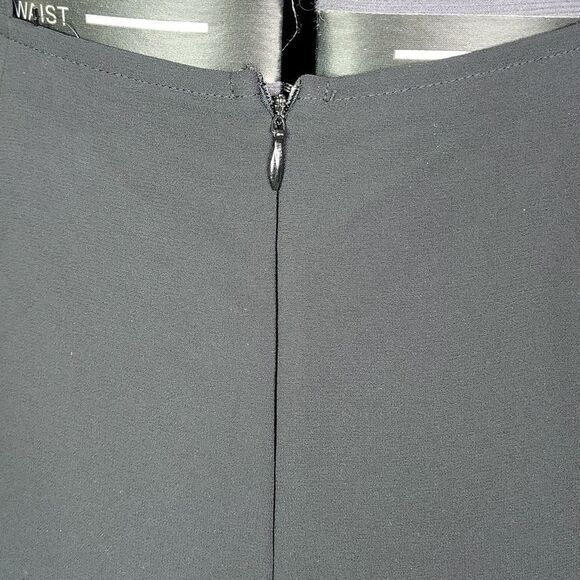 MISS AVENUE Black Plunging Neckline Ruffled Maxi‎ Dress Medium - Picture 9 of 12